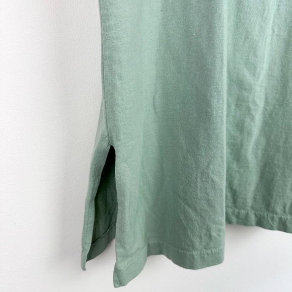 Vintage Sage Green Painted Stamped Tunic - Picture 9 of 9